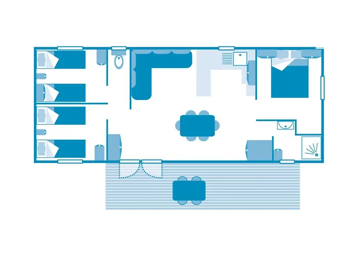 Κάμπινγκ 6p 3bdrms *